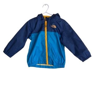 The North Face Zipline Windbreaker Zip-up Jacket Blue Yellow Infant Boy 12-18m